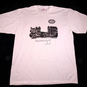 RARE Vintage Dept 56 Promo t-shirt XL Victorian Christmas Village Dickens USA